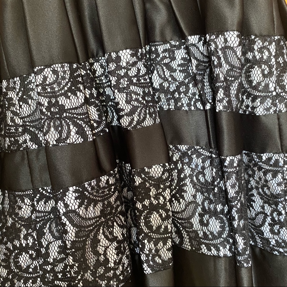 “Betsy & Adam” Black & Lace Dress - Picture 3 of 5
